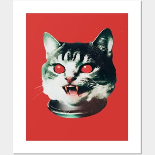 Cat devil Posters and Art